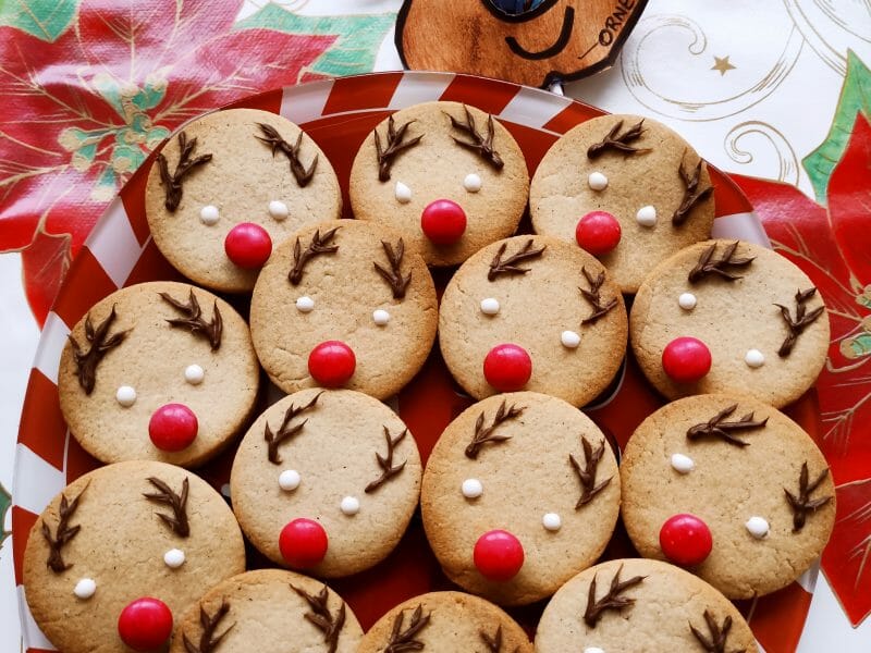 Cliquez pour zoomer ! Sablés rennes de Noël Thermomix par AmeletCie