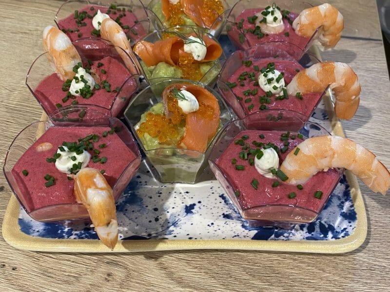 Cliquez pour zoomer ! Verrines de betterave Thermomix par VirgandCo