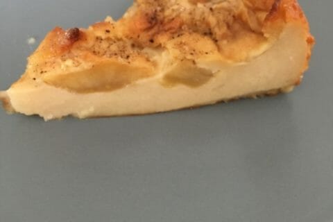 Cliquez pour zoomer ! Flognarde aux pommes (clafoutis aux pommes) Thermomix par Maelona