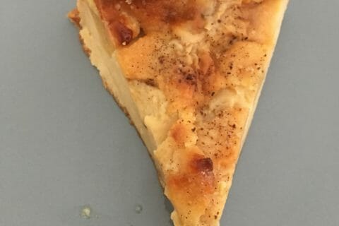 Cliquez pour zoomer ! Flognarde aux pommes (clafoutis aux pommes) Thermomix par Maelona