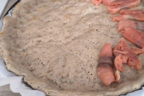 Cliquez pour zoomer ! Quiche saumon et courgettes Thermomix par Laureline đź’•