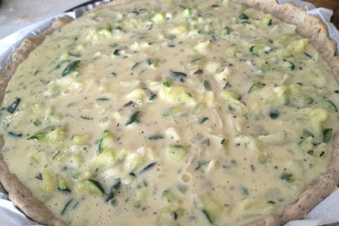 Cliquez pour zoomer ! Quiche saumon et courgettes Thermomix par Laureline đź’•
