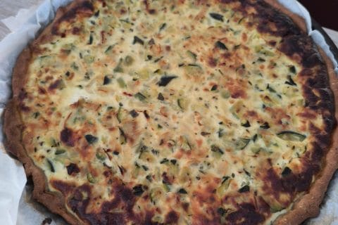 Cliquez pour zoomer ! Quiche saumon et courgettes Thermomix par Laureline đź’•