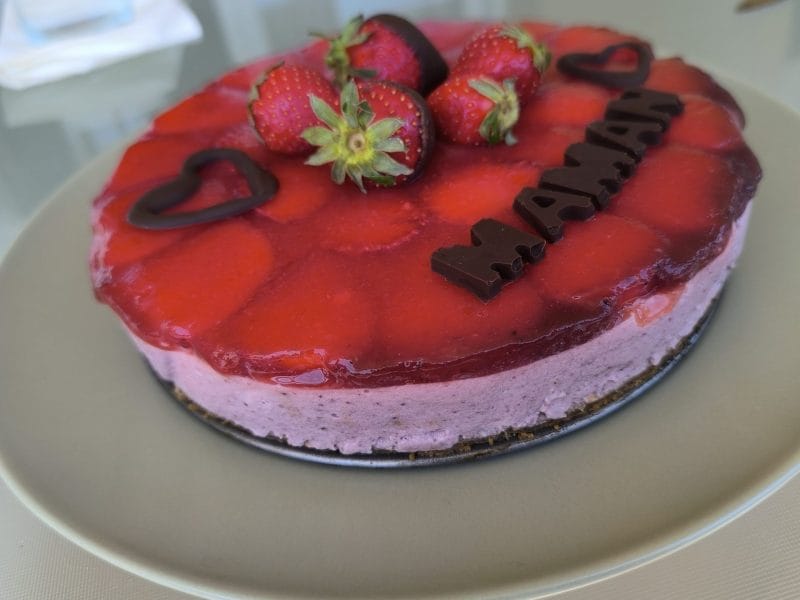 Cliquez pour zoomer ! Bavarois aux fraises Thermomix par Laureline đź’•