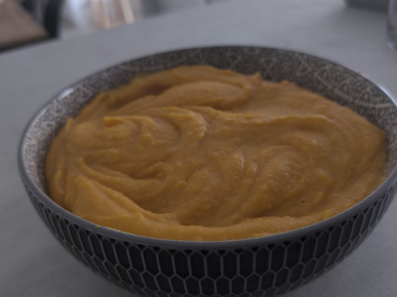Cliquez pour zoomer ! Purée de patates douces au lait de coco Thermomix par Laureline 💕