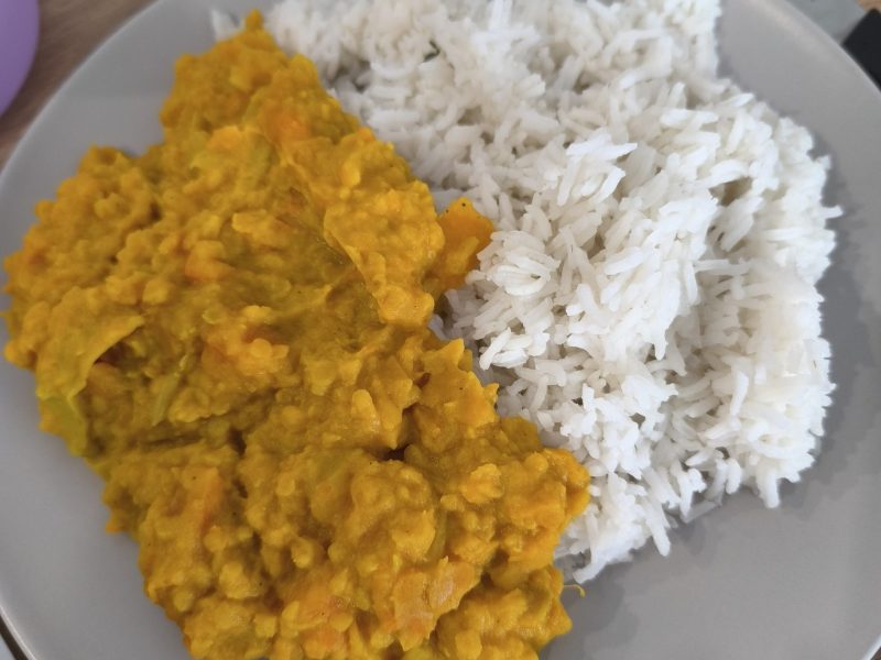 Cliquez pour zoomer ! Dhal de patate douce et de lentilles corail Thermomix par Laureline đź’•