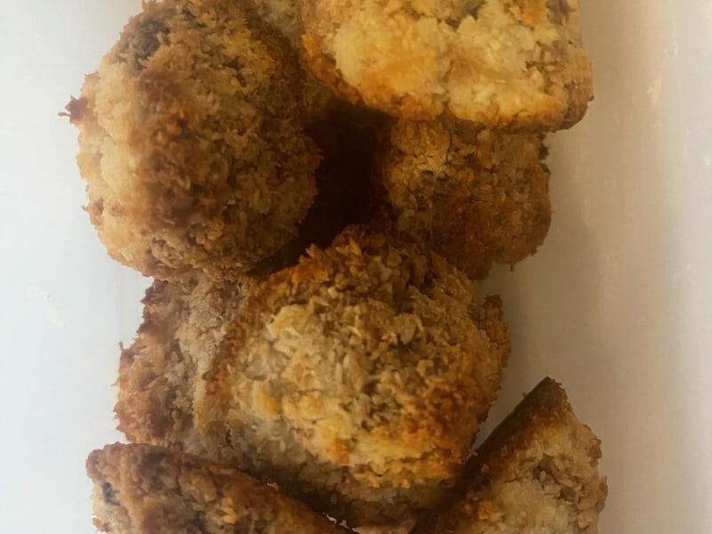 Cliquez pour zoomer ! Rocher coco – Congolais Thermomix par Cookineuse