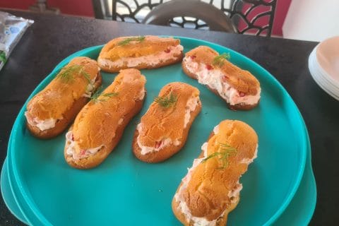 Cliquez pour zoomer ! Mini éclairs au saumon fumé Thermomix par EstelleGd