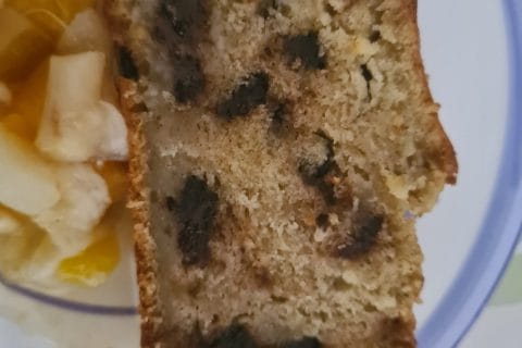 Cliquez pour zoomer ! Cake banane et pépites de chocolat Thermomix par EstelleGd