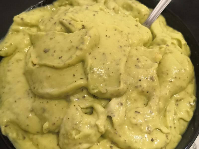 Cliquez pour zoomer ! Pâtes au pesto d’avocat Thermomix par baudouinange