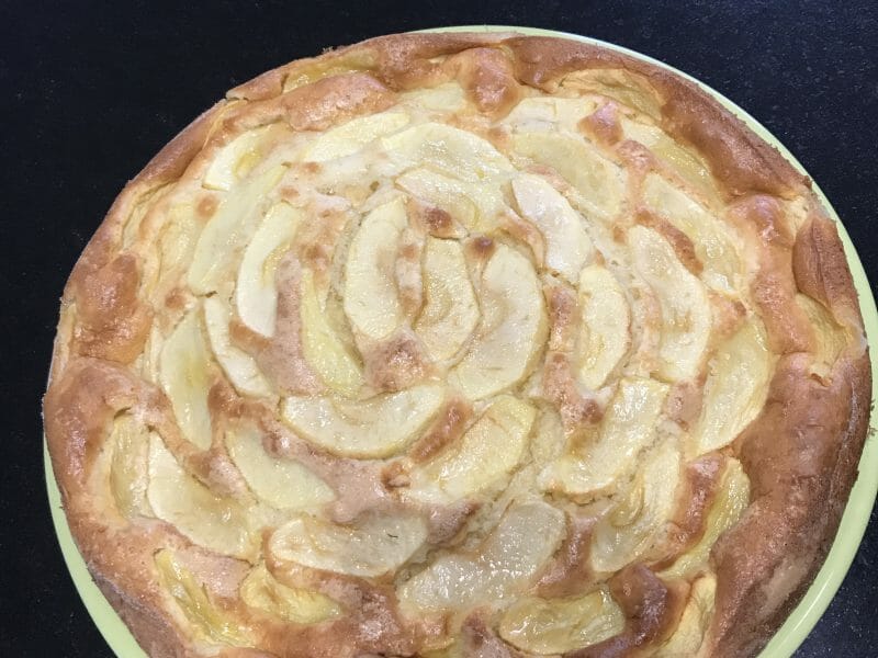 Cliquez pour zoomer ! Gâteau aux pommes et mascarpone Thermomix par SylvieSantos