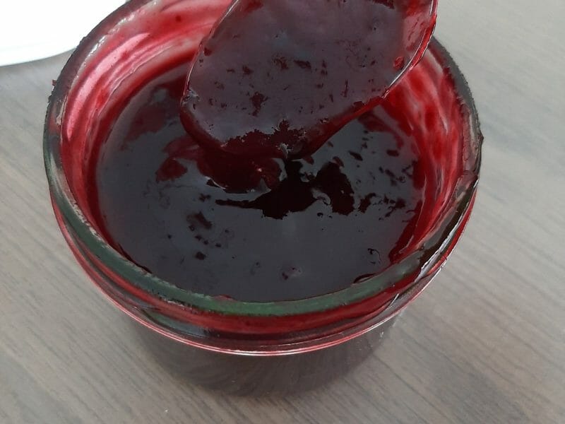 Cliquez pour zoomer ! Confiture de quetsches à la cannelle Thermomix par Falc