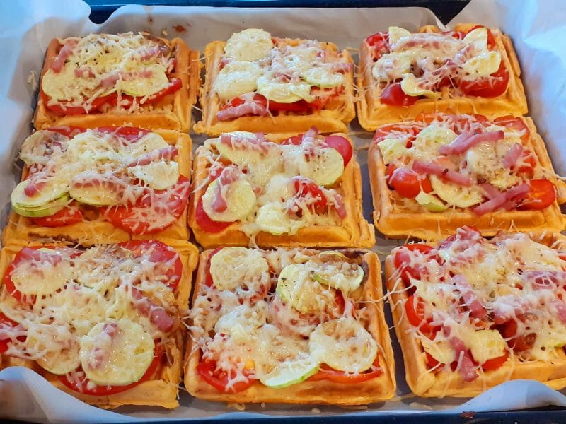 Cliquez pour zoomer ! Gaufres au chorizo Thermomix par Zibou Nine