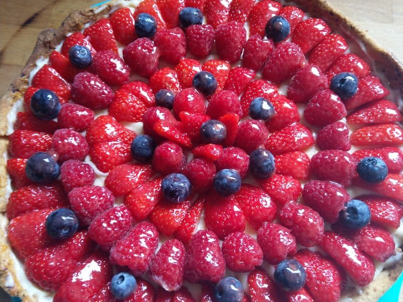 Cliquez pour zoomer ! Tarte aux fraises Thermomix par dede2009