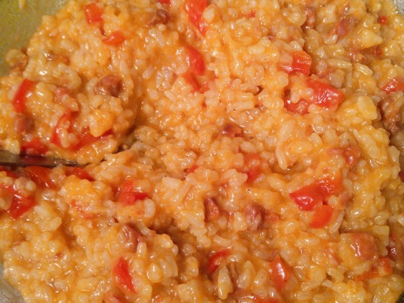Cliquez pour zoomer ! Risotto au chorizo Thermomix par dede2009