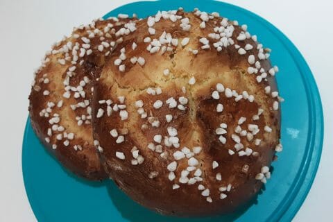 Cliquez pour zoomer ! Mouna (brioche de pâques) au Thermomix