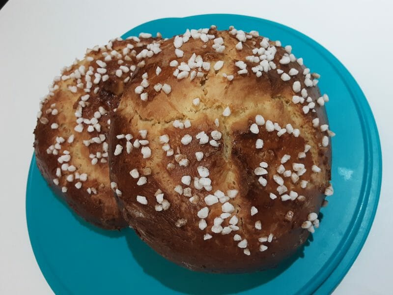 Cliquez pour zoomer ! Mouna (brioche de pâques) Thermomix par dede2009
