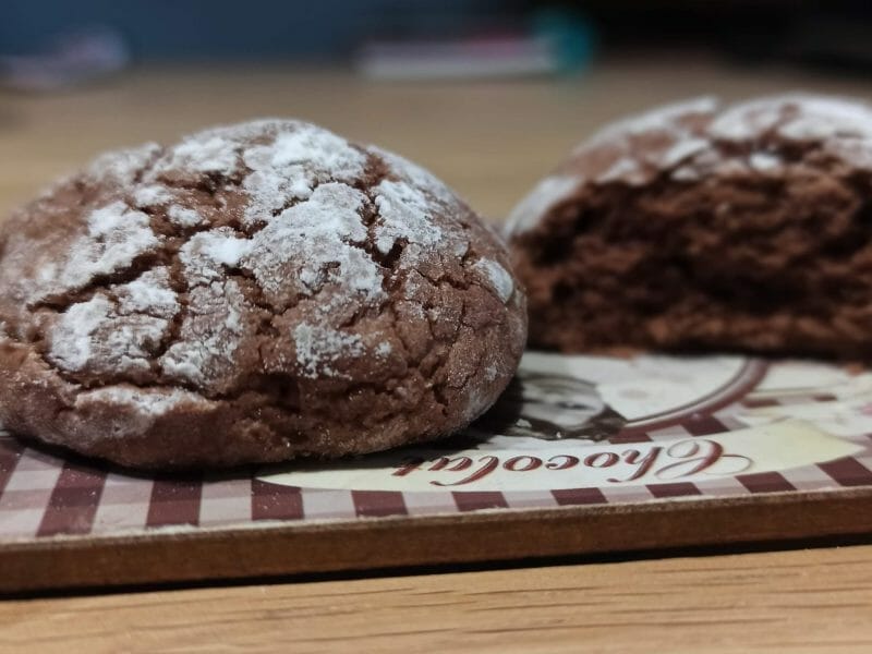 Cliquez pour zoomer ! Craquelés au chocolat Thermomix par moumy76