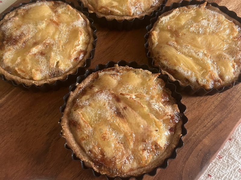 Cliquez pour zoomer ! Tarte au camembert, pommes et lardons Thermomix par bria