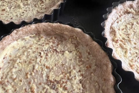 Cliquez pour zoomer ! Tarte au camembert, pommes et lardons Thermomix par bria