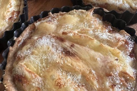 Cliquez pour zoomer ! Tarte au camembert, pommes et lardons Thermomix par bria