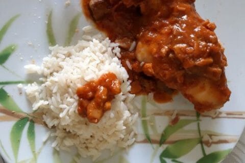 Cliquez pour zoomer ! Lapin sauce chasseur au Thermomix
