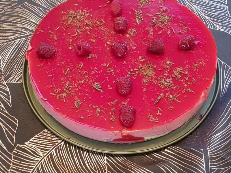 Cliquez pour zoomer ! Bavarois aux framboises Thermomix par latiatia37