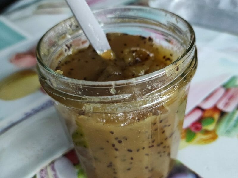 Cliquez pour zoomer ! Confiture de kiwis aux pommes Thermomix par natk