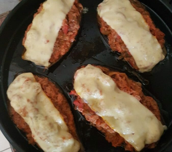 Cliquez pour zoomer ! Aubergines farcies au thon Thermomix par cendrillon384