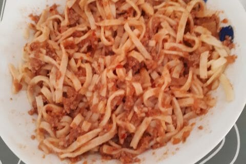 Cliquez pour zoomer ! Spaghettis bolognaise au Thermomix