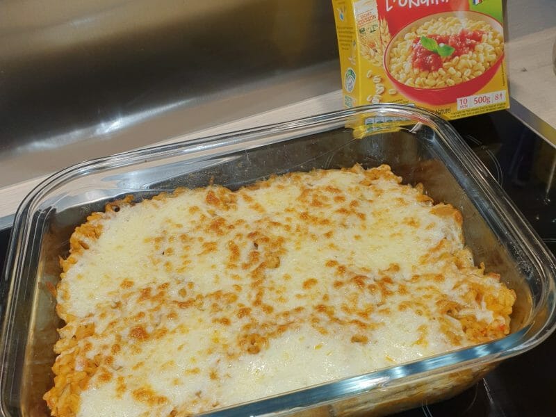 Cliquez pour zoomer ! Gratin de riz façon pizza Thermomix par neness17