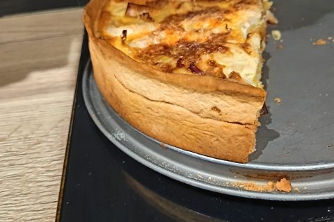 Cliquez pour zoomer ! Gâteau poireaux, lardons et fromage Thermomix par Mimie39