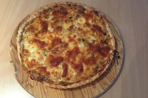 Cliquez pour zoomer ! Tarte champignons et lardons Thermomix par R1200gs
