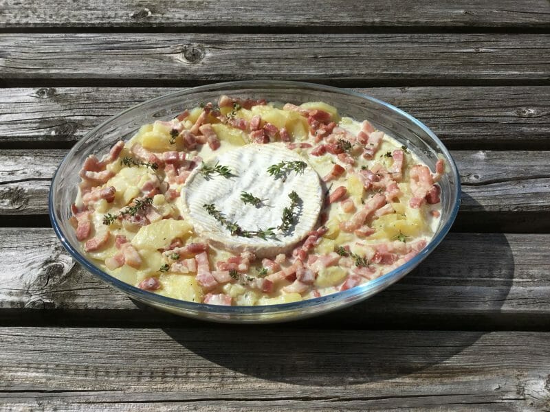 Gratin de pommes de terre à la normande au Thermomix - Cookomix