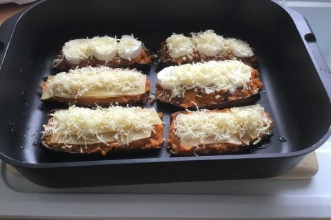 Cliquez pour zoomer ! Aubergines farcies au thon Thermomix par R1200gs