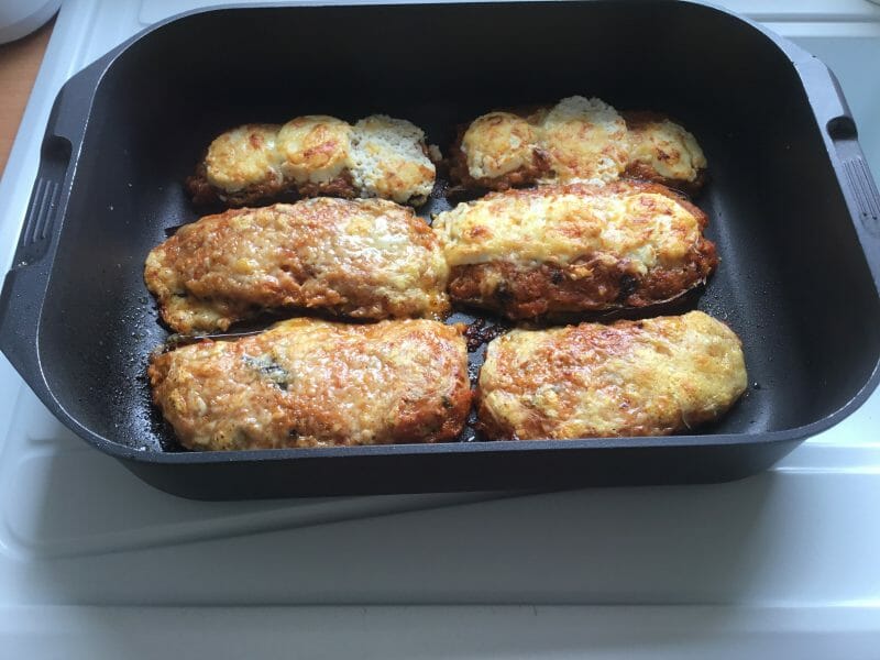 Cliquez pour zoomer ! Aubergines farcies au thon Thermomix par R1200gs