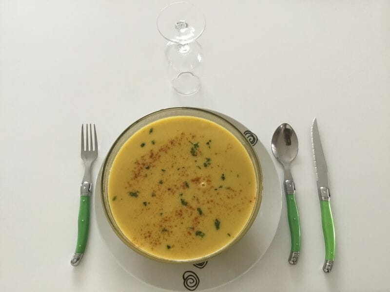 Cliquez pour zoomer ! Velouté parmentier au piment d’espelette Thermomix par R1200gs
