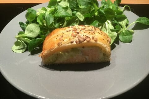 Cliquez pour zoomer ! Feuilleté saumon et poireaux Thermomix par R1200gs