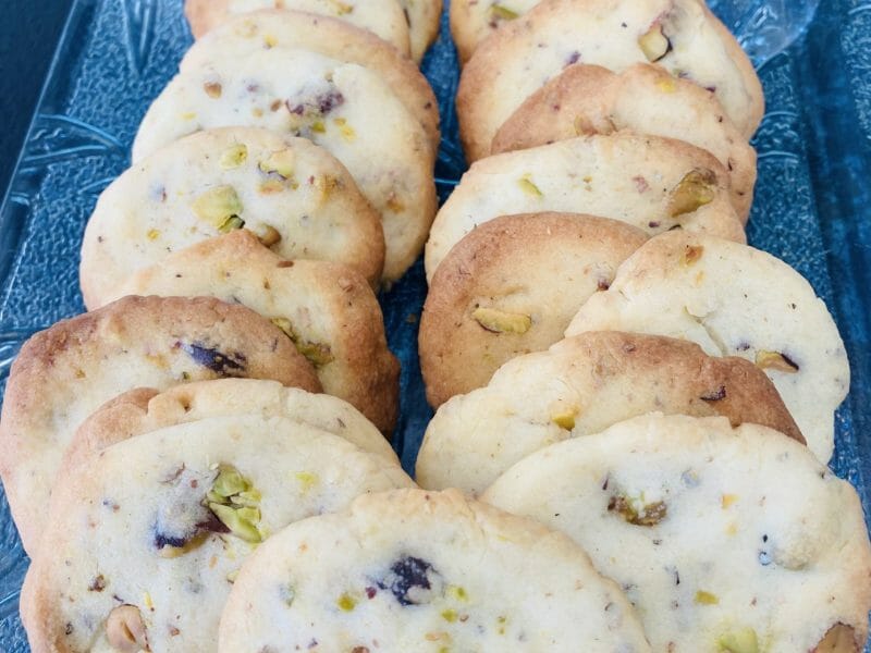 Cliquez pour zoomer ! Biscuits à la cardamome et aux pistaches Thermomix par Sylvie