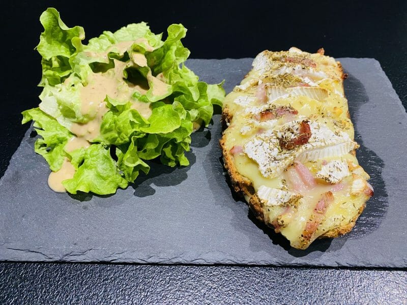 Cliquez pour zoomer ! Tartines normandes pommes et camembert Thermomix par Sylvie