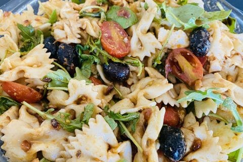 Cliquez pour zoomer ! Salade de pâtes méditerranéenne Thermomix par Sylvie