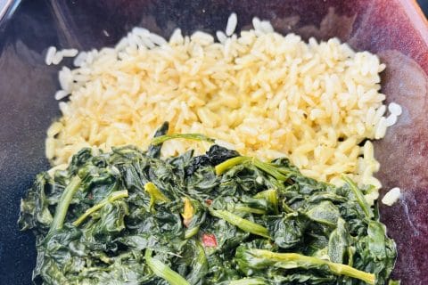 Cliquez pour zoomer ! Épinards au curry et à la crème de coco Thermomix par Sylvie