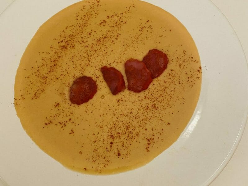 Cliquez pour zoomer ! Velouté de haricots blancs et chorizo Thermomix par Sylvie