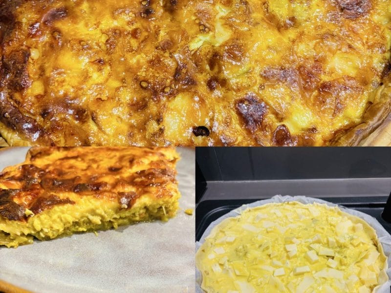 Cliquez pour zoomer ! Tarte fondante aux endives et au curry Thermomix par Sylvie