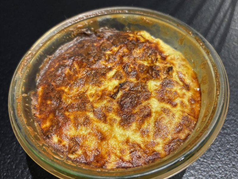 Cliquez pour zoomer ! Flan roquefort et poireaux Thermomix par Sylvie