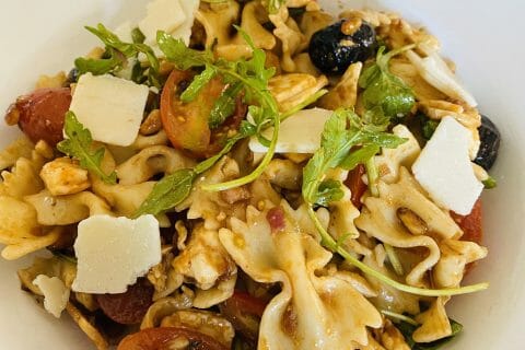 Cliquez pour zoomer ! Salade de pâtes méditerranéenne Thermomix par Sylvie