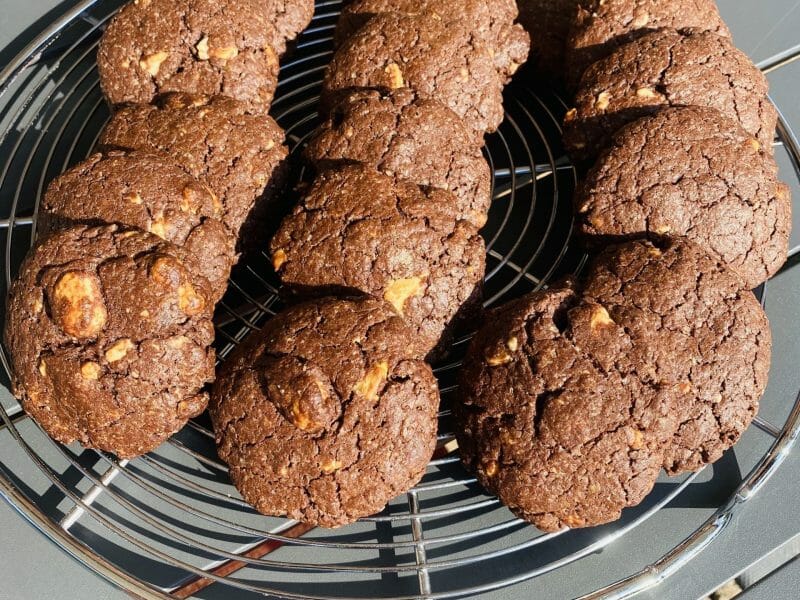 Cliquez pour zoomer ! Cookies aux pépites de chocolat blanc Thermomix par Sylvie