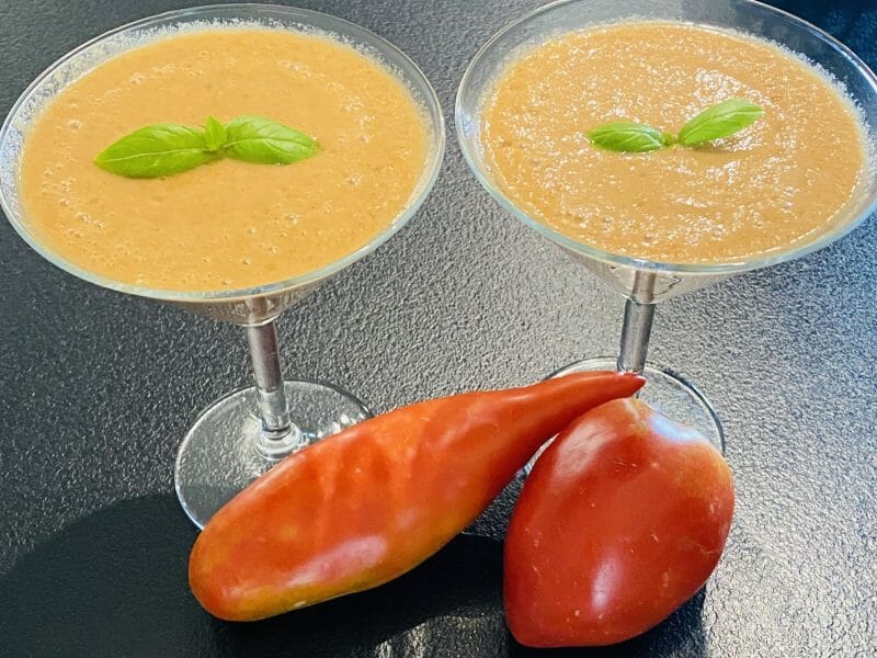 Cliquez pour zoomer ! Gaspacho Andalou Thermomix par Sylvie