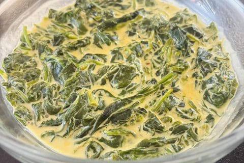 Cliquez pour zoomer ! Épinards au curry et à la crème de coco Thermomix par Sylvie