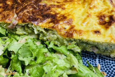Cliquez pour zoomer ! Quiche au brocoli et jambon Thermomix par Sylvie